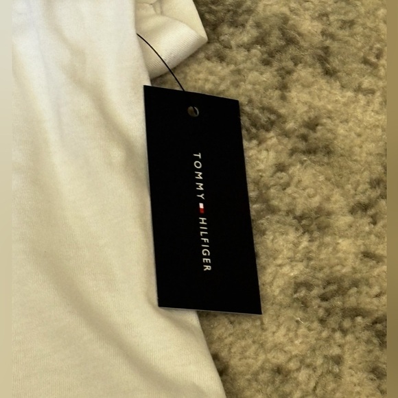 NWT Tommy Hilfiger Floral Print Short Sleeve Top White and Pink Size: 2X - Picture 5 of 6